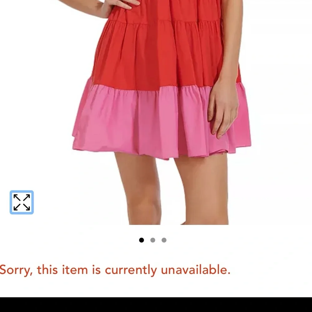 STAUD "Corsica" Sundress 🌈BNWOT🌈 "Wild Orchid and Tomato" - Picture 6 of 12